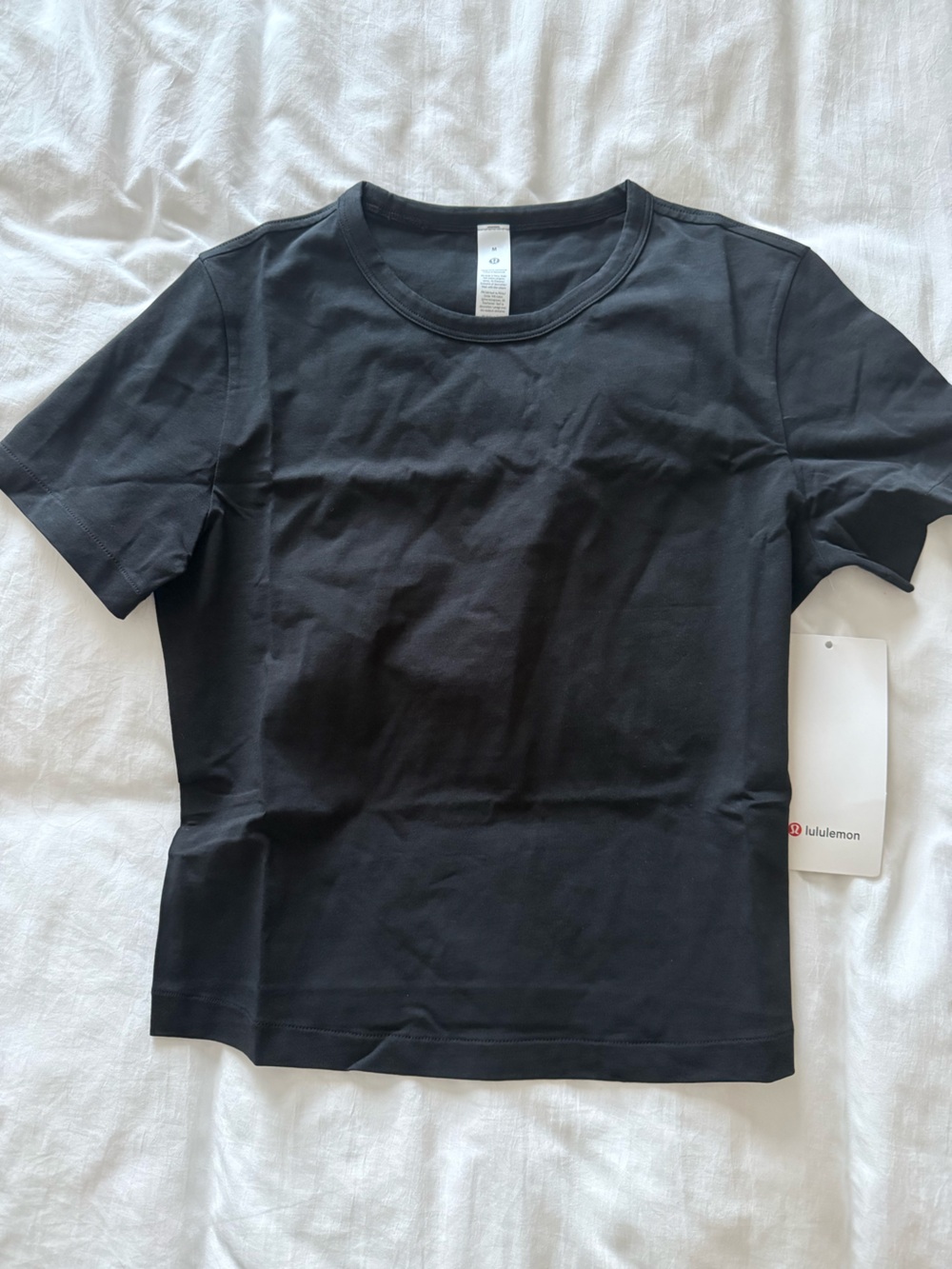 lululemon Women's Black Crew Neck Tee